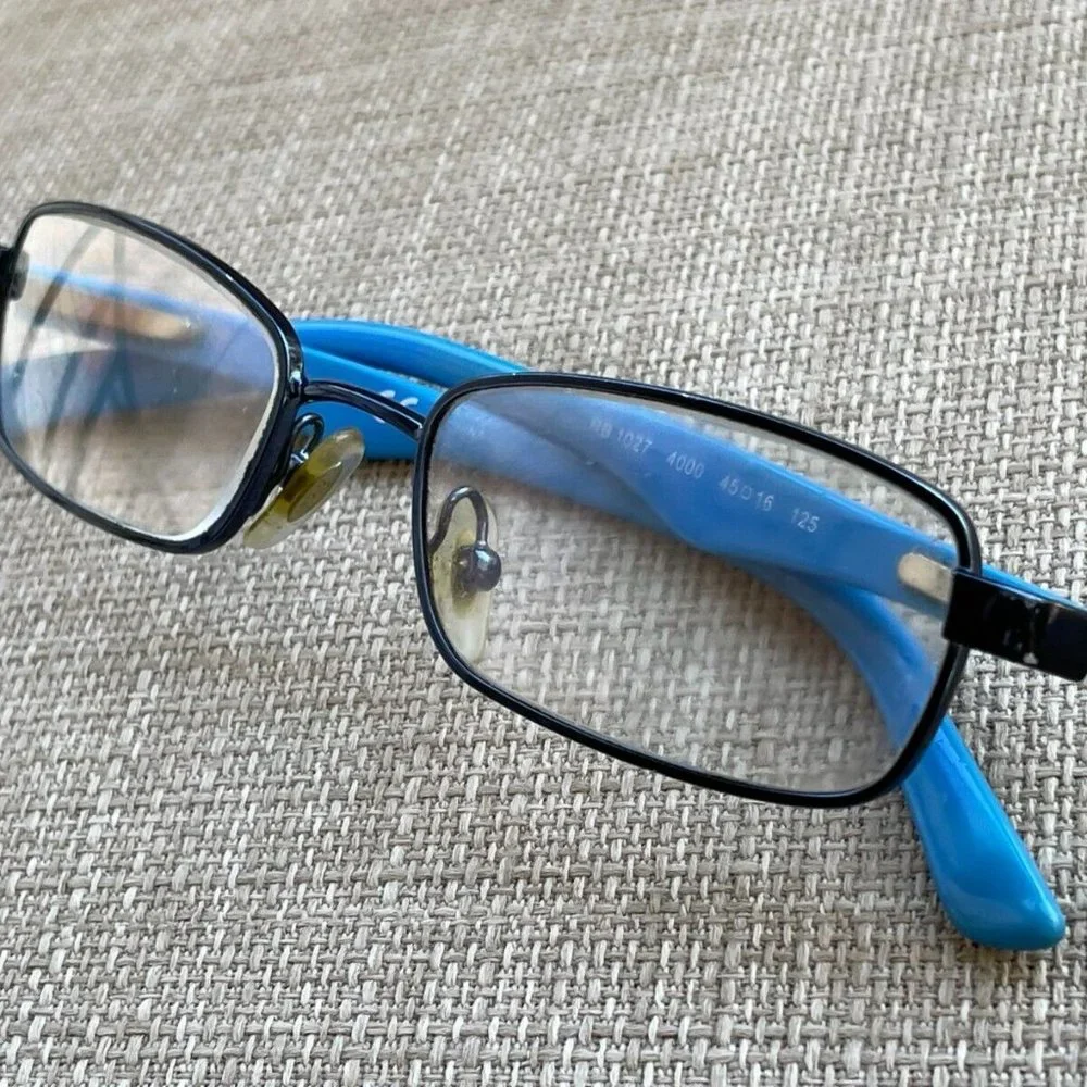 Ray-Ban Kids Eyeglasses Frame RB1025 400 45[]16 125 Black/Blue Glasses